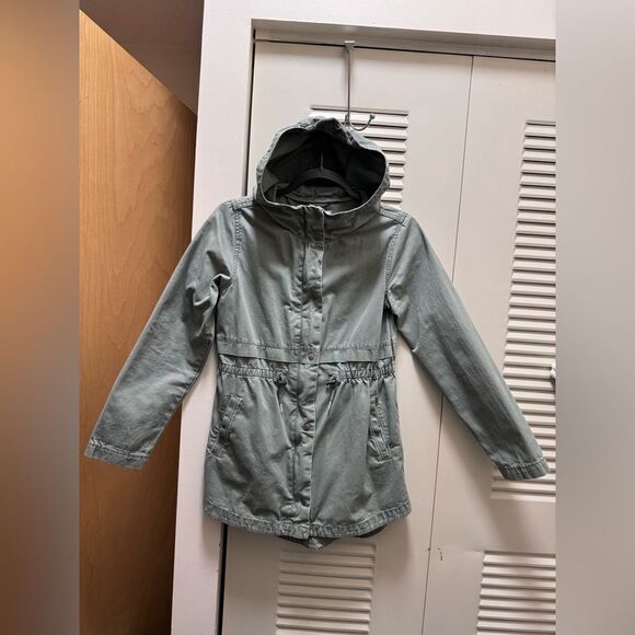 OLD NAVY ARMY GREEN UTILITY JACKET SIZE XL (14) - Picture 3 of 9